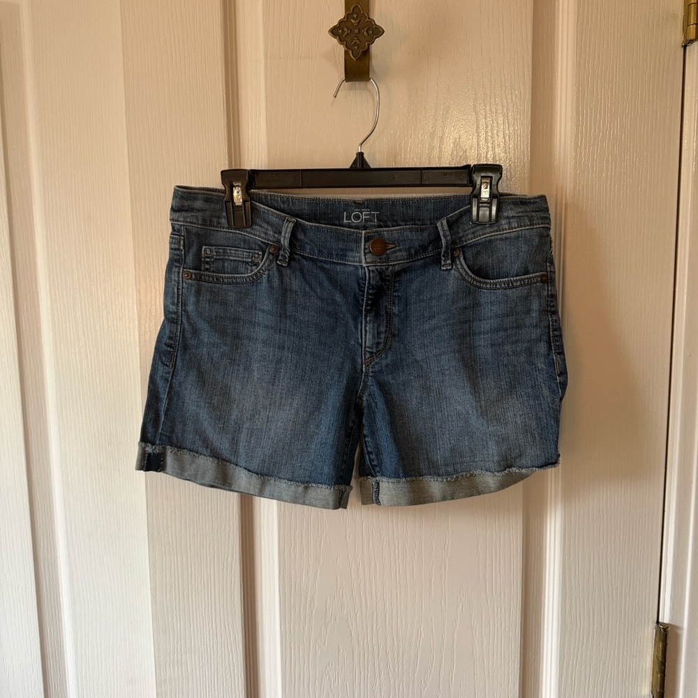 LOFT Women's Blue Denim Shorts